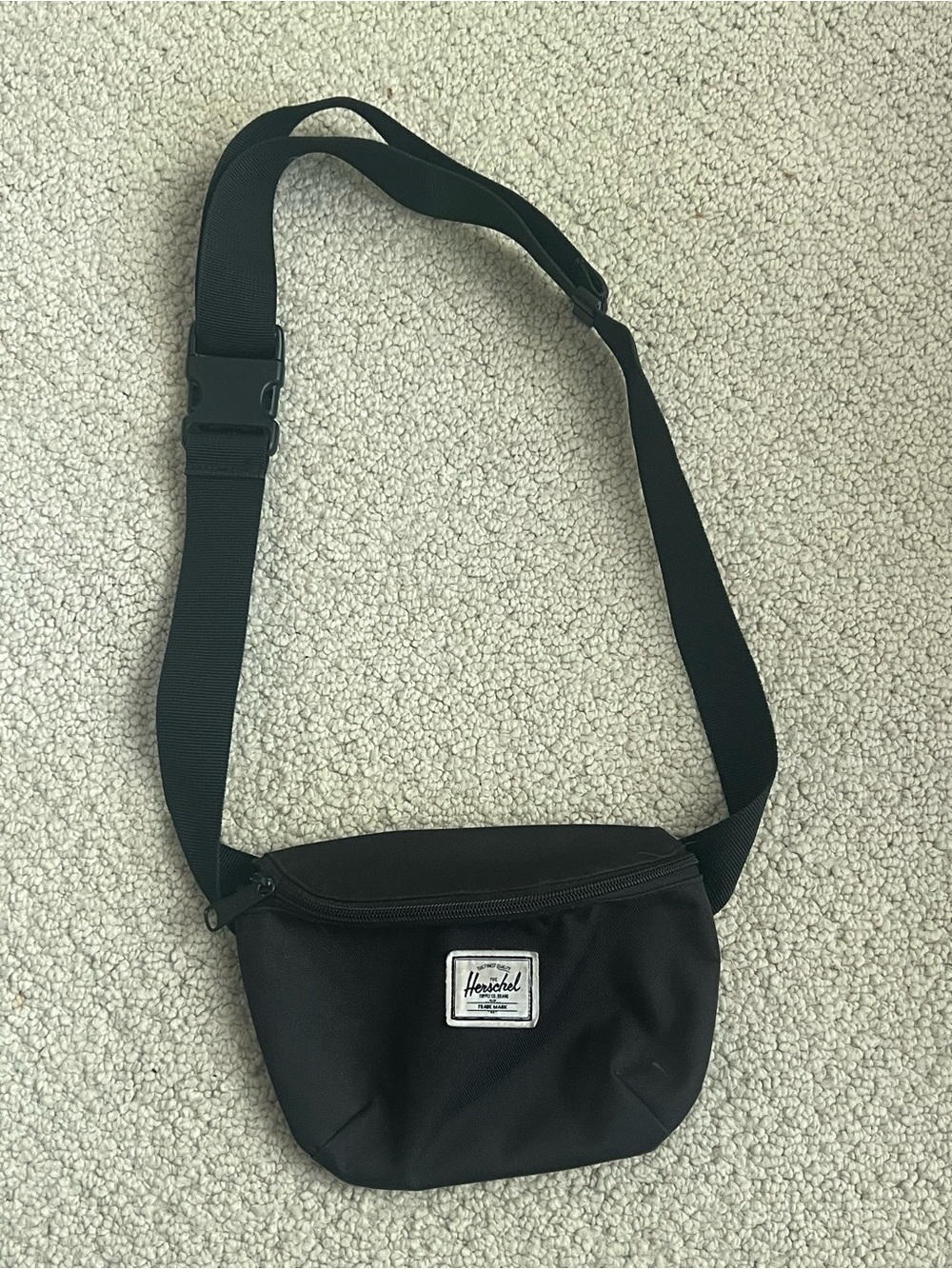 Herschel Supply Company Black Waist Pack with Adjustable Strap